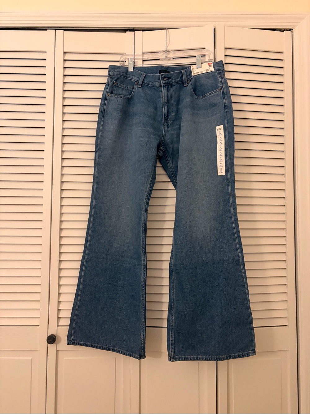 Uniqlo Light Blue Slim Flared Jeans